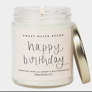 Happy Birthday Soy Candle